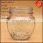 580ml clear glass round jar with lid for jam wholesale