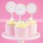 Baby Shower Cupcake Toppers Pink Polkadots Standard Baking Cups cupcake liners Muffin Cups Paper Cupcake Cups Liners