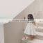 free sample! new fashion lovely cute girl's dress white fashion girl's dress