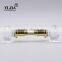 Modern Clear Gilded Finish Zinc Alloy Bathroom Glass Crystal Door Handle