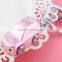 pink girl car shape keychain, custom made keychain, custom shaped metal pink girl car shape keychain manufacture