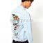 OEM high quality ripped distressed denim jacket for man jeans jacket men(LOTJ188)
