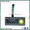 Flexible electric cable membrane switch keypad
