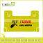 Greek plastic double printed electric fence warning sign