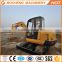 cheap price FR60 5.5ton 39kw lovol 0.2CBM mini excavator sales