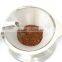 Paperless And Reusable Coffee Filter, Dripper, Brewer, Maker With Stand, Pour Over Cone For 1-4 Cups For A Darker
