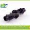 Barb Connectors for 12mm hose and 2 outlet of 1/4'' micro tubing. Automatical garden irrigation