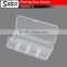 SWH0310B Small Transparent plastic fishing accessory tackle box