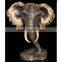 2015 chinese factory custom made handmade carved hot new products animals head statue of elephant head statue