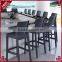 Wholesale bar furniture stackable wicker woven used commercial bar stools