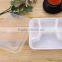 Wow unbelieveable 1000ml write disposable food containers 4 compartment with clear lid