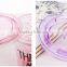 beautiful double wall plastic drinking mug with straw summer ice cup