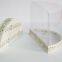 moon shape gift box with clear walls