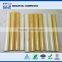 Mat covered raw material fiber glass treated wooden poles