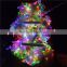 Factory wholesale wedding Christnas high quality black/green/white cable mini cheap led tree lights