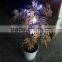 factory new product self design wire line inside potted plant led lighting tree