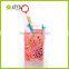 emc plastic square mini pen holder, mini desktop organizer, mini pen holders