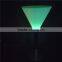 Best Selling Outdoor Party Bar Furniture with LED Epistar LED lights 56*56*115cm