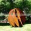 art sculpture outdoor theme park garden corten steel sculpture