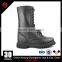 100% genuine leather military boots with zipper/lightweight army boots