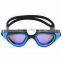 2015 New Panoramic Silicone Adult Swimming Goggles in Blue Lens(CF-7202)