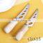 Personalized logo cheese knife set with wood handle
