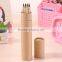 factory supply 12 standard color natural HB wood pencil