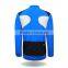Custom blue long sleeve cycling wear