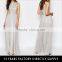 New Japanese Free Prom Silver Sequin Tube Maxi Chiffon Dress