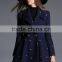 New Arrival Women Chic Fashion Long Cashmere Coat OEM Service