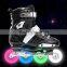 2017 quad 8 wheels flashing roller skate adults skating shoes