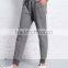 Custom 100% cotton trendy plain wholesale men jogger sweatpants
