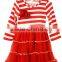 Children clothes boutique baby outfit red stripe christmas outfit holiday boutique outfit
