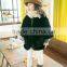 Girls Winter Coats Kids Faux Fur Jackets Children Outerwear Fashion Brand O-Neck Flower Decoration Clothing New 2016