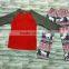 christmas unisex children clothing sets wholesale kids Christmas pajamas with moose printed