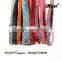 Eco-Friendly Pattern Flat Mix-Color Shoelace with Metal/Plastic Aglets Ends - over 10 Colors Available - Accept Custom - Black