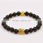 Crystal Clear Agate Bead Bracelet with Buddha Head Accessories Bead Bracelet Jewelry