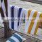 White And Green Stripes 100% Cotton Hotel Bath Swimming Beach Towel