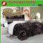 comforter bed linen and quilt cover set made of faux fur fabric