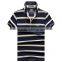 New Fashion Mens Short Sleeve Stripes Shirts Casual Oversize Polo Shirt For Men
