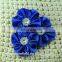 Triple Satin Cluster Flower with Rhinestone Hair Accessories