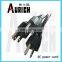 ul2464 pvc insulated wire hollow brass power plug pin power cable