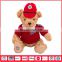 30cm Lovely Customized Woman Police Bear Toy With Uniform & Hat
