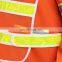 Fabric for reflective vests , orange reflective fabric
