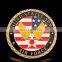 Custom best selling gold plated color filled in American style coin
