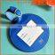 Round pu Luggage Tag