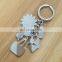 new products coloring metal vacation key chain for gift