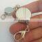 Round Shape Small Size Retractable Metal Yoyo Key Chain