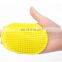 Comfortable Portable Rubber Pets Fur Removing Brush Soft Adjustable Cat Fur Remover Dog Grooming Comb Pet Cleaning Brush