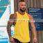 Summer Sports Cotton Training Muscle Custom Logo Vest Men Tank Tops
